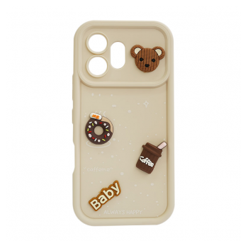 Maska Sweet Coffe za Honor 600 bela