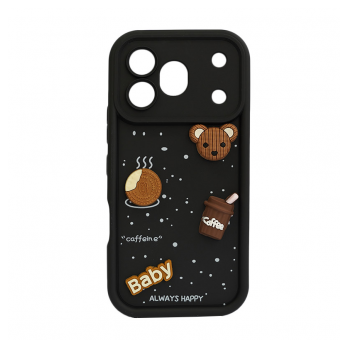 Maska Sweet Coffe za Honor 600 Pro crna
