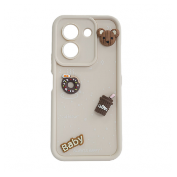 Maska Sweet Coffe za Honor X7e bela