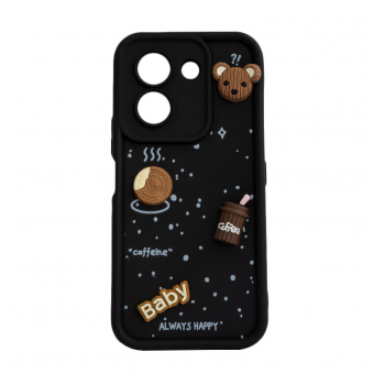 Maska Sweet Coffe za Honor X7e crna