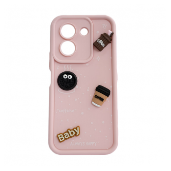 Maska Sweet Coffe za Honor X7e roze