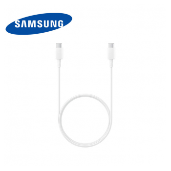 Kabel Samsung 2xUSB-C muski 3A (EP-DA705-BWE) beli