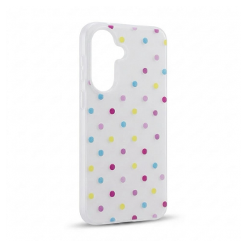 Maska Candy Dots za Samsung S25 FE/ S731B/ S26 FE/ S741B bela