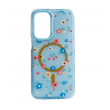 Maska Mag Case Floral Series za Samsung A17 5G/ A175F plava