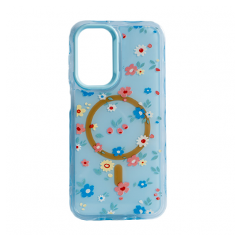 Maska Mag Case Floral Series za Samsung A17 5G/ A175F plava