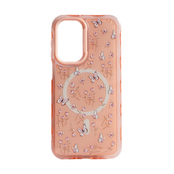 Maska Mag Case Floral Series za Samsung A17 5G/ A175F pink