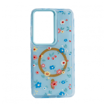 Maska Mag Case Floral Series za Samsung S25 FE/ S731B/ S26 FE/ S741B plava