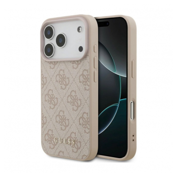 Maska Guess Hardcase 4G Big Logo za iPhone 17 Pro/ 18 Pro roze zlatna