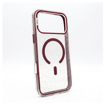 Maska Mag Case Confetti za iPhone 17 Pro Max/ 18 Pro Max burgundy