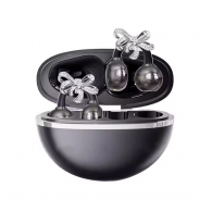 Bluetooth slusalice sa cirkon masna ukrasom crne
