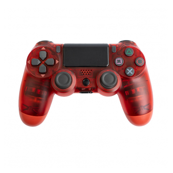 Joypad Dual Shock bezicni kontroler za PS4 transparent crveni
