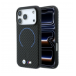 Maska BMW M Carbon Printed Ring MagSafe za iPhone 17 Pro/ 18 Pro crna
