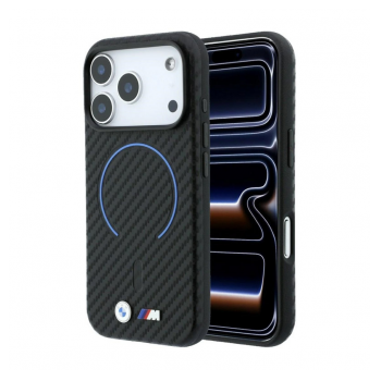 Maska BMW M Carbon Printed Ring MagSafe za iPhone 17 Pro Max/ 18 Pro Max crna
