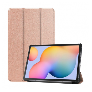 Maska na preklop Tablet Stripes za Samsung Tab S6 Lite 10.4 roze