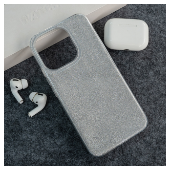 Maska Crystal Dust za Xiaomi Redmi Note 17 Pro Max 5G (EU) srebrna
