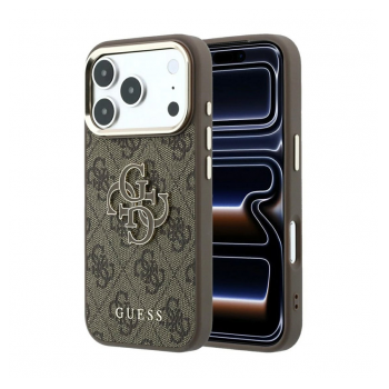 Maska Guess 4G & Big Resin Logo za iPhone 17 Pro Max/ 18 Pro Max braon