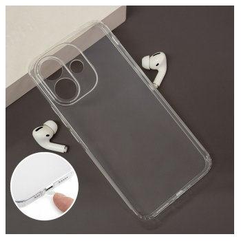 Maska Skin Silikon with pluggy za Xiaomi Redmi Note 17 Pro 5G (EU) transparent