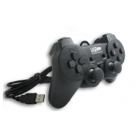 Joystick PC USB 208 dual shock crni