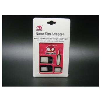SIM adapter NANO+MICRO+IGLICA crni komplet